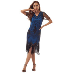 Light luxury retro evening dress banquet party dress